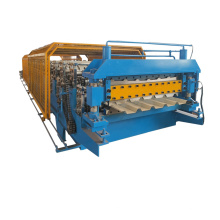 double layer metal tile roll forming machine